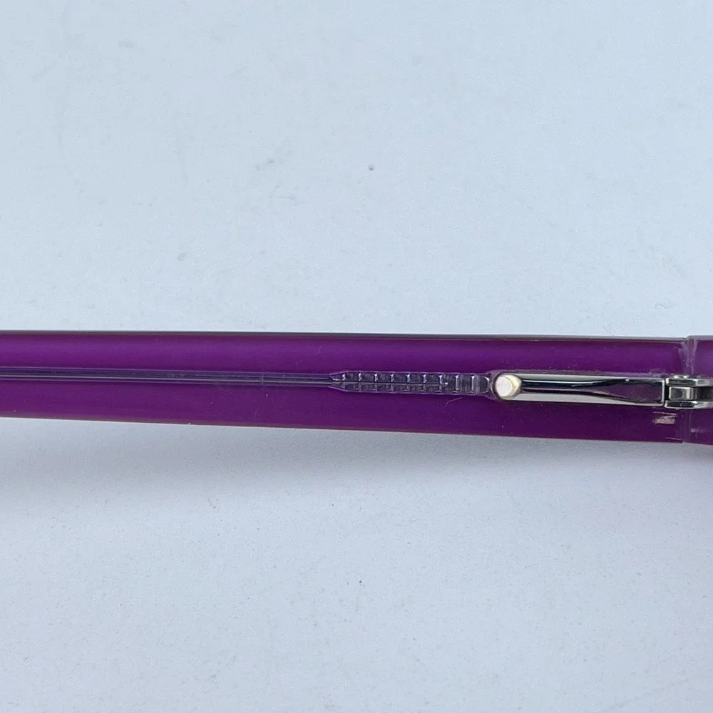 Funk Women Eyeglasses Purple & Brown Plastic Cat‎ Eye Full Rim 49-18-135 mm